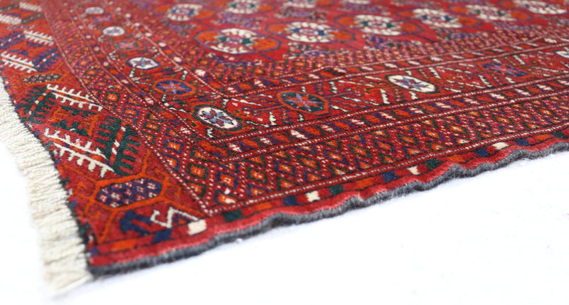 Afghan Teppich - Buchara 123 x 180 cm - rot