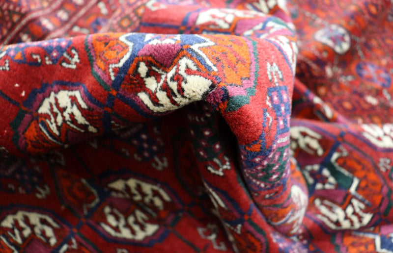 Afghan Teppich - Buchara 123 x 180 cm - rot