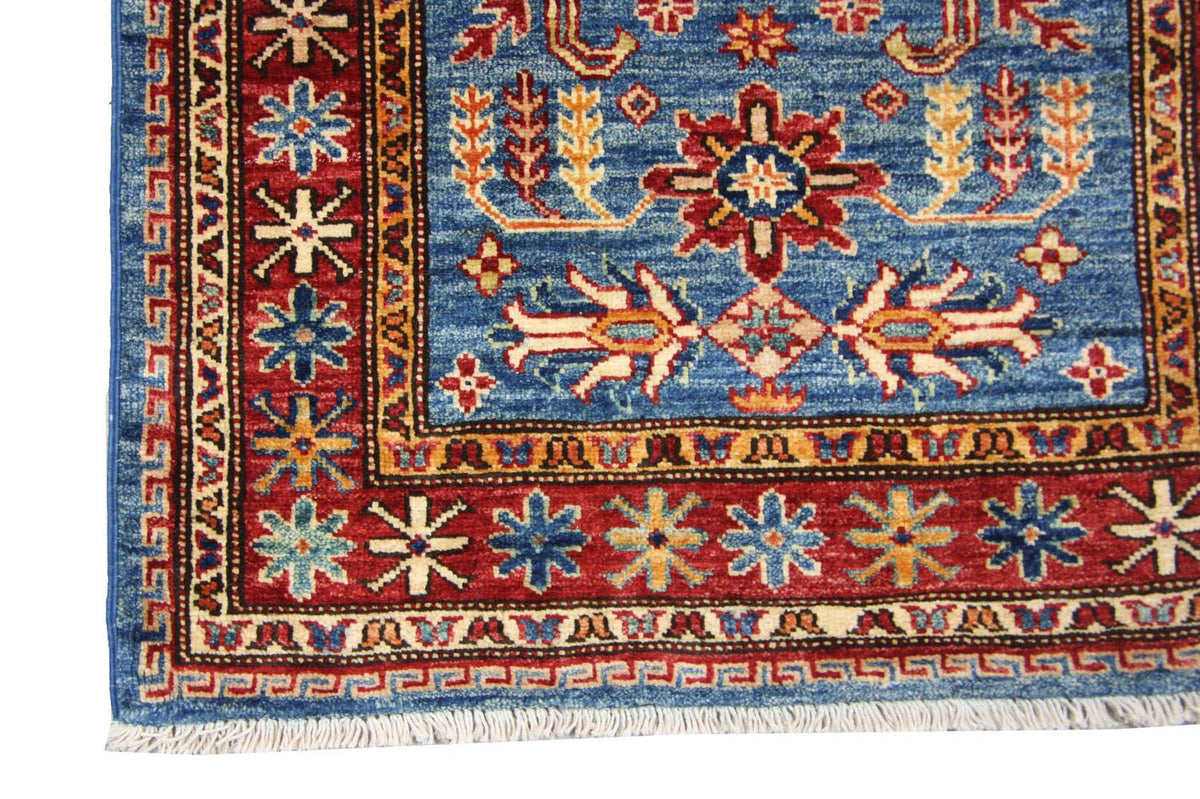 Ziegler Teppich 82 x 600 cm - blau