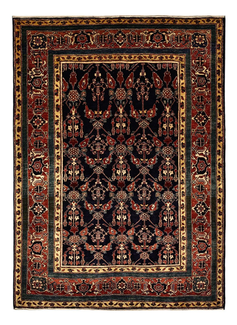 Shiraz Teppich 174x235cm - Perserteppich - dunkelblau