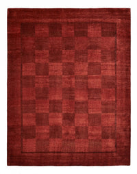 Gabbeh Persisch Teppich 259x327cm - Perserteppich Wollteppich - dunkelrot – product image