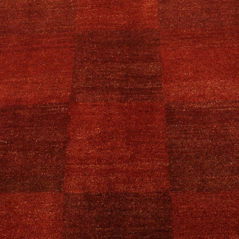 Gabbeh Persisch Teppich 259x327cm - Perserteppich Wollteppich - dunkelrot