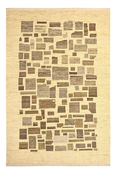 Loribaft Teppich Perser 200x287cm - Orientteppich - hellbeige