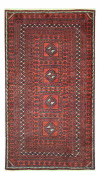 Belutsch Teppich 109x188cm - Orientteppich - dunkelrot – product image