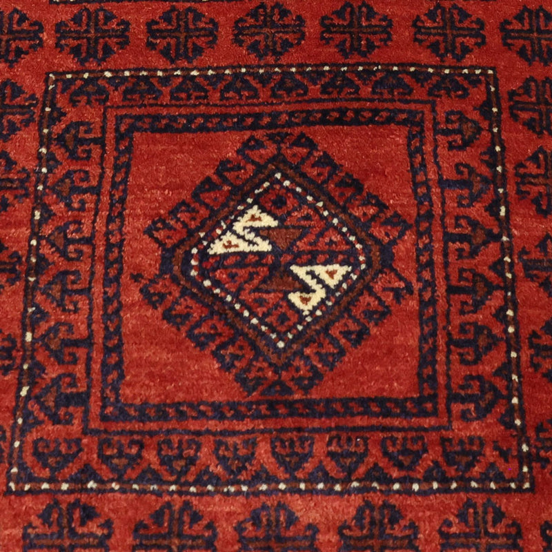 Belutsch Teppich 109x188cm - Orientteppich - dunkelrot
