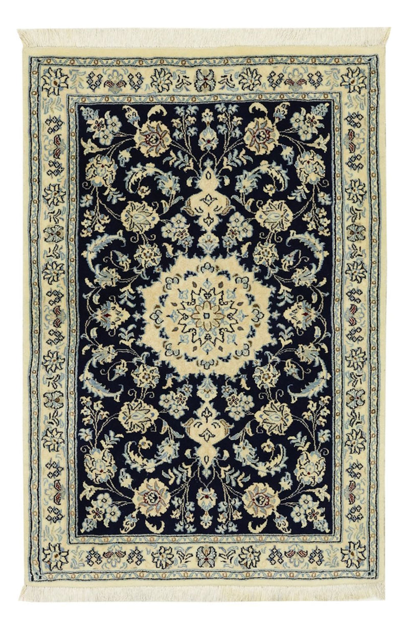Nain - 9La Teppich 78x114cm - Perserteppich - dunkelblau