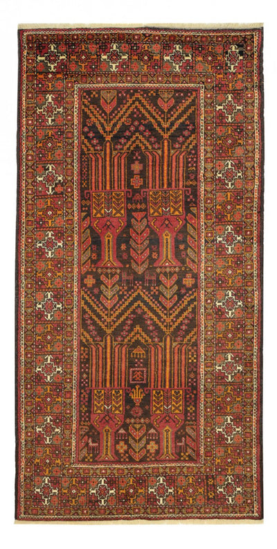 Belutsch Teppich 102x211cm - Orientteppich - mehrfarbig