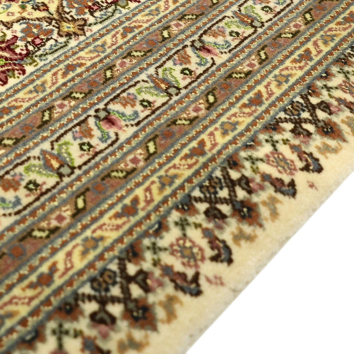 Täbriz - 50 Raj Teppich 252x336cm - Perserteppich - taupe