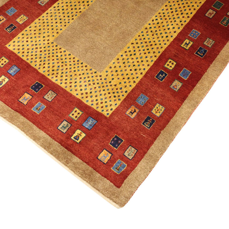 Loribaft Teppich Perser 108x158cm - Orientteppich - mehrfarbig