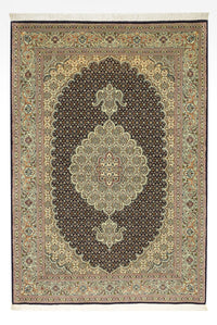 Täbriz - 50 Raj Teppich 100x147cm - Perserteppich - dunkelbeige – product image