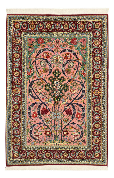 Isfahan Teppich 109x161cm - Perserteppich - mehrfarbig