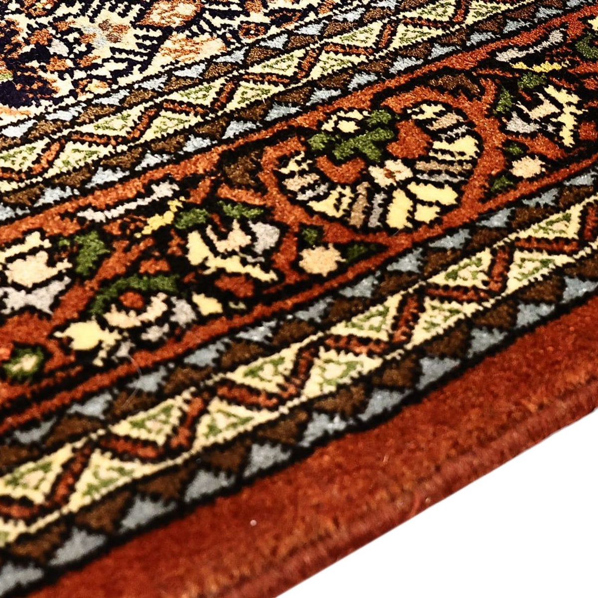Abadeh Teppich 153x201cm - Perserteppich - dunkelbeige