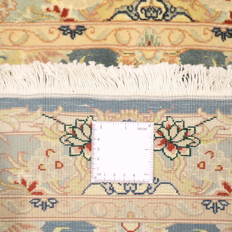 Täbriz Teppich 81x119cm - Perserteppich - hellblau