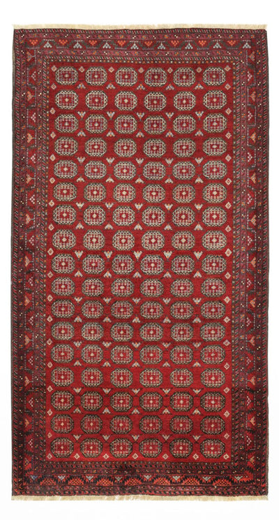 Belutsch Teppich 108x193cm - Orientteppich - dunkelrot