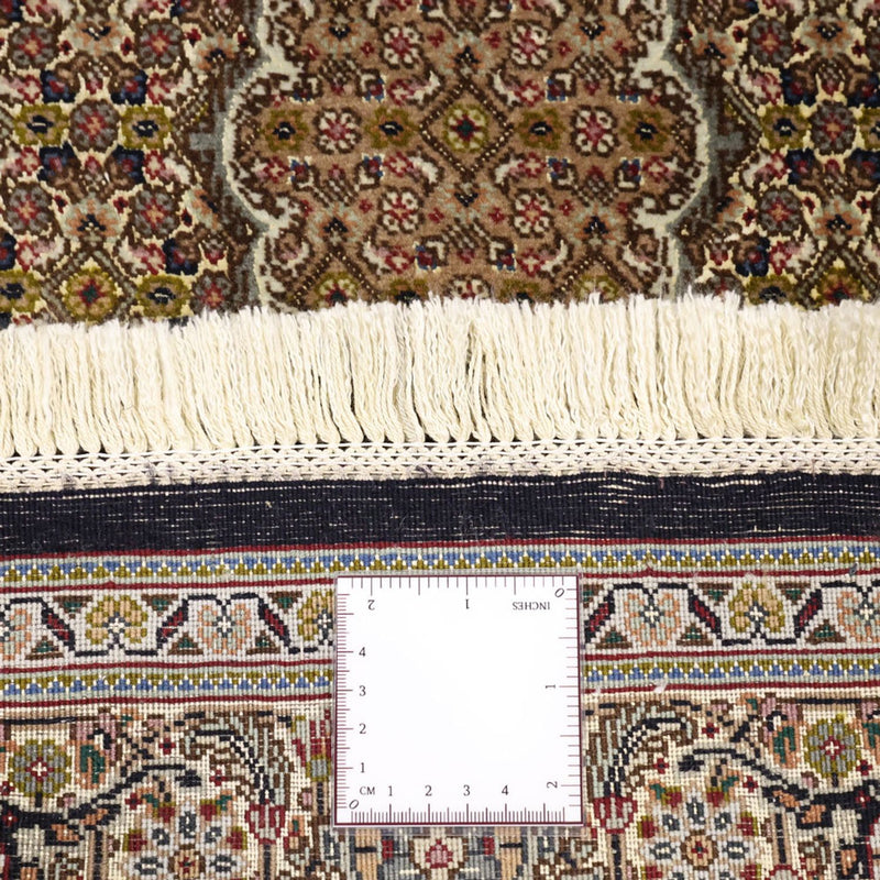 Täbriz - 50 Raj Teppich 99x150cm - Perserteppich - dunkelbeige