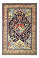 Täbriz Teppich 136x197cm - Perserteppich - mehrfarbig