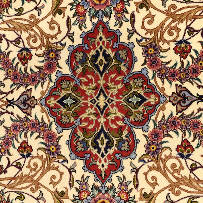 Isfahan Teppich 111x171cm - Perserteppich - beige