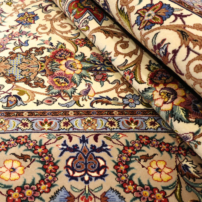 Isfahan Teppich 111x171cm - Perserteppich - beige