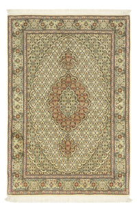 Täbriz - 50 Raj Teppich 102x150cm - Perserteppich - olivgrün – product image