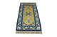 China Teppich 76 x 152 cm - blau