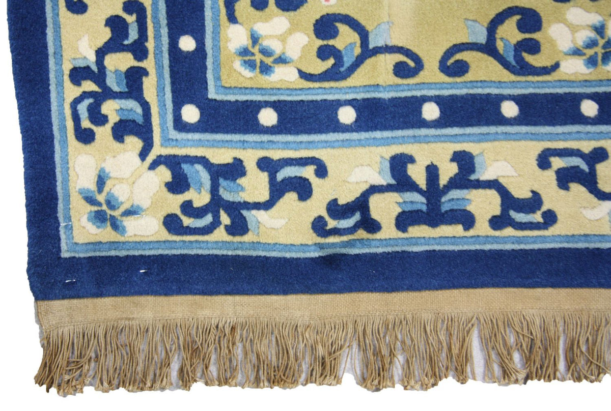 China Teppich 76 x 152 cm - blau