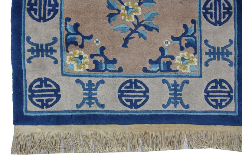 China Teppich 91 x 152 cm - blau