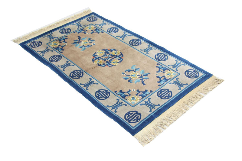 China Teppich 91 x 152 cm - blau