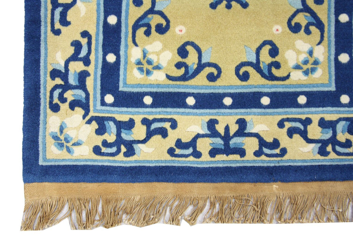 China Teppich 76 x 152 cm - blau