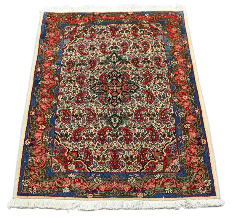 Perserteppich - Bidjar 100 x 150 cm - blau