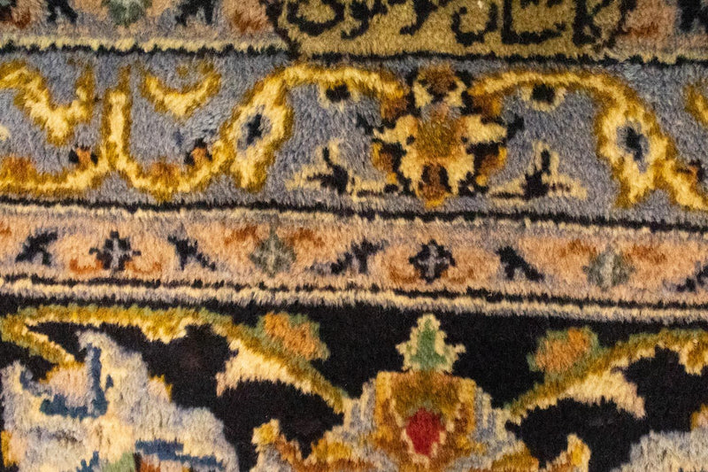 Perserteppich - Keshan 311 x 410 cm - blau