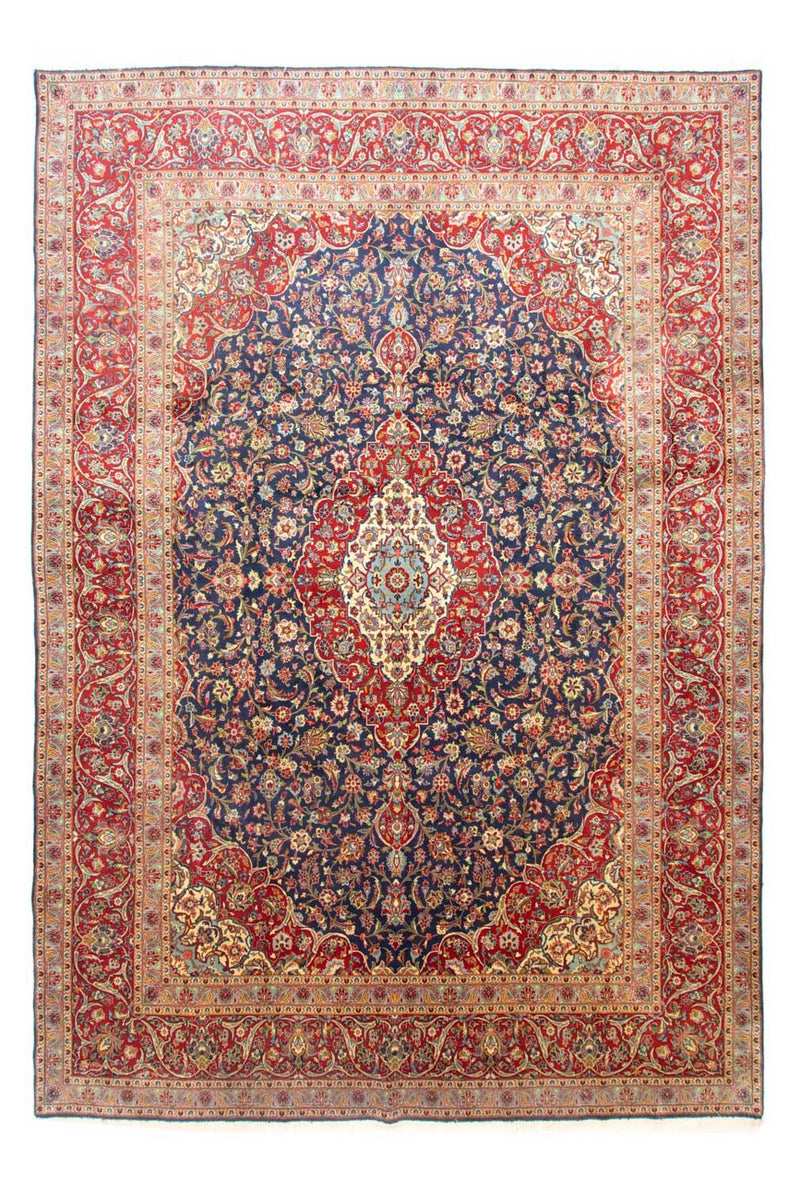 Perserteppich - Keshan 300 x 433 cm - blau