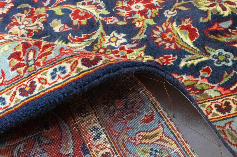 Perserteppich - Keshan 300 x 433 cm - blau