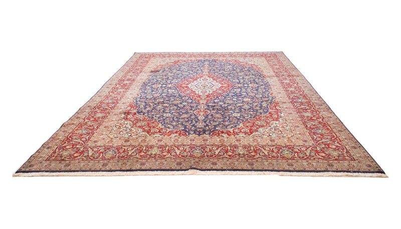 Perserteppich - Keshan 300 x 433 cm - blau
