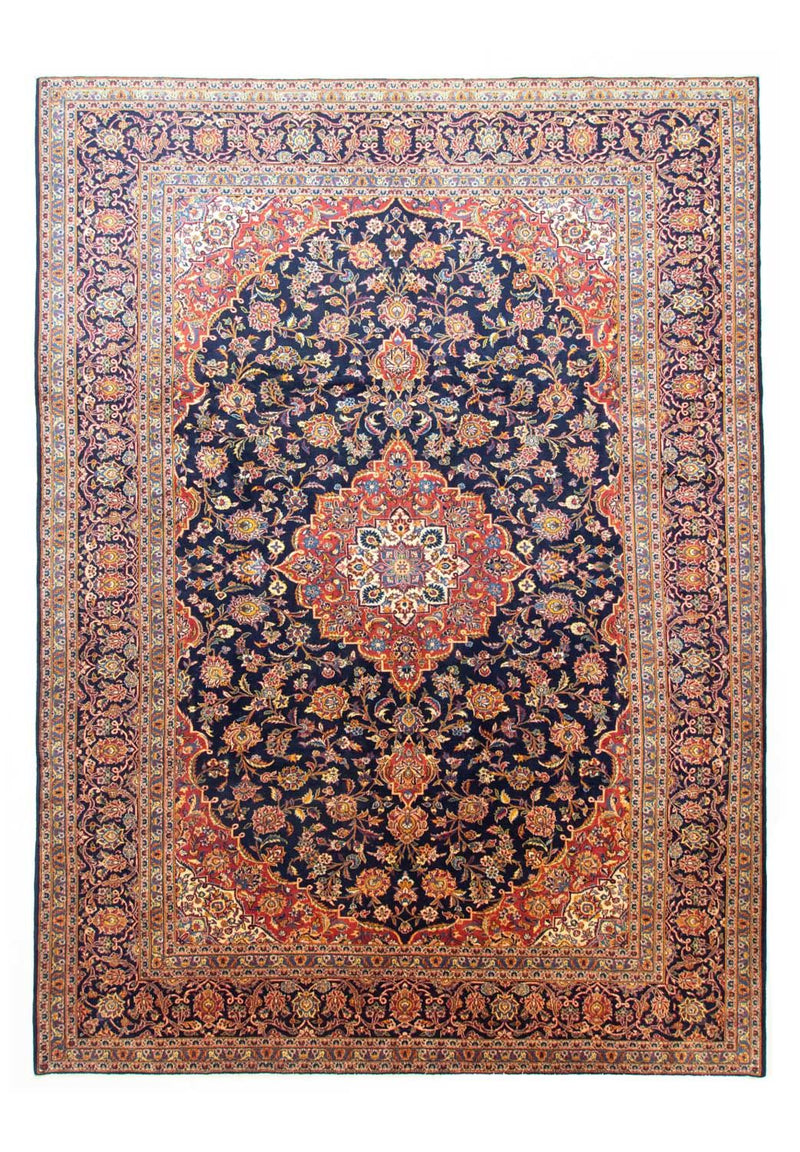 Perserteppich - Keshan 287 x 396 cm - blau
