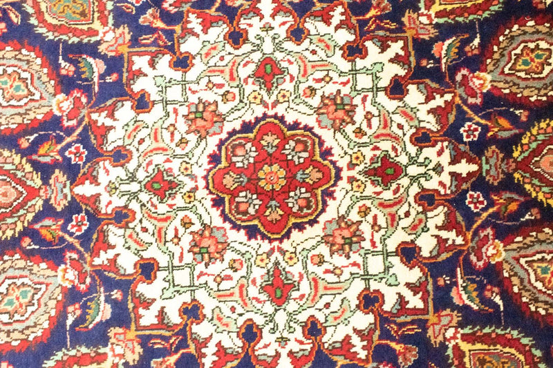Perserteppich - Täbriz 305 x 392 cm - blau