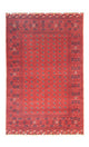Afghan Teppich - Buchara 195 x 301 cm - dunkelrot