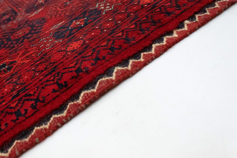 Afghan Teppich - Buchara 200 x 298 cm - dunkelrot