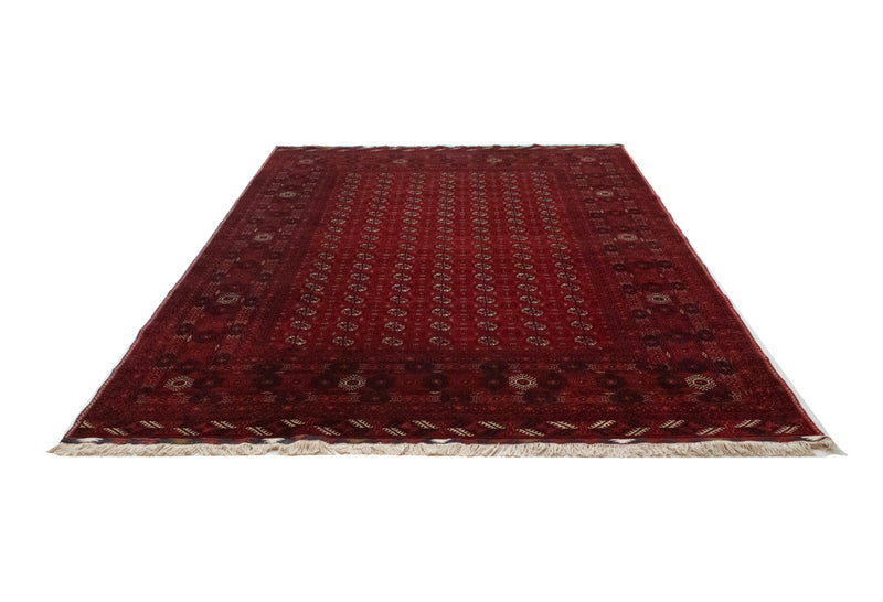 Afghan Teppich - Buchara 200 x 298 cm - dunkelrot