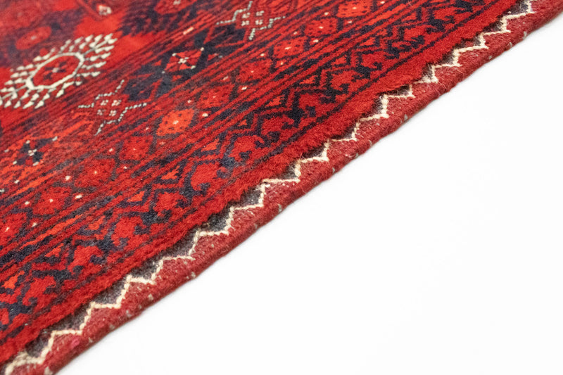 Afghan Teppich - Buchara 198 x 299 cm - dunkelrot