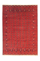 Afghan Teppich - Buchara 202 x 288 cm - dunkelrot