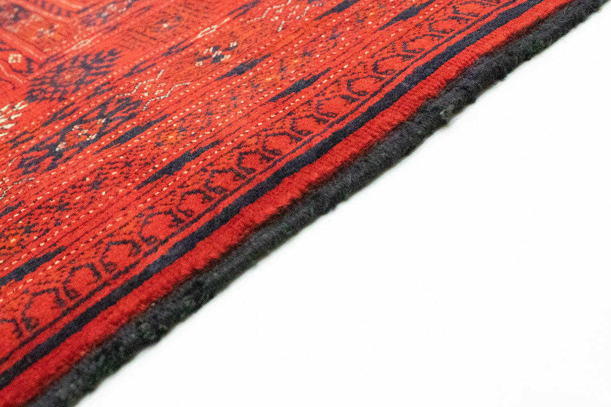 Afghan Teppich - Buchara 202 x 288 cm - dunkelrot