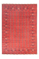 Afghan Teppich - Buchara 203 x 294 cm - dunkelrot