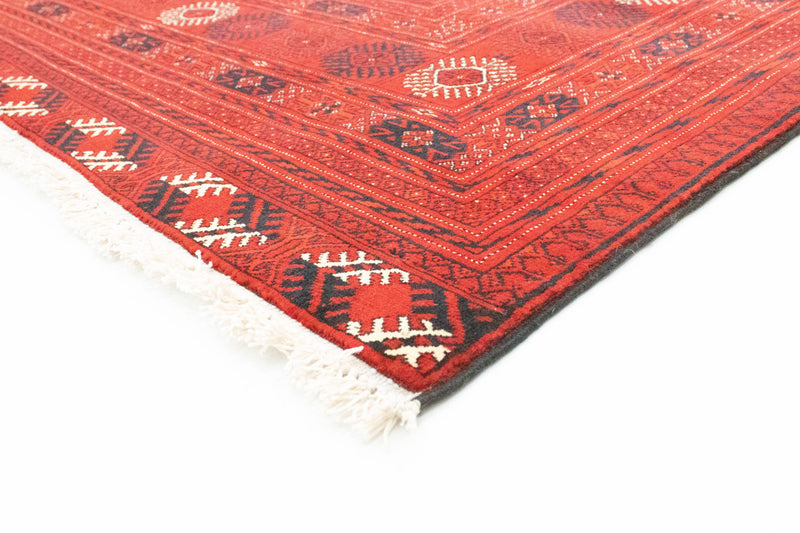 Afghan Teppich - Buchara 203 x 294 cm - dunkelrot