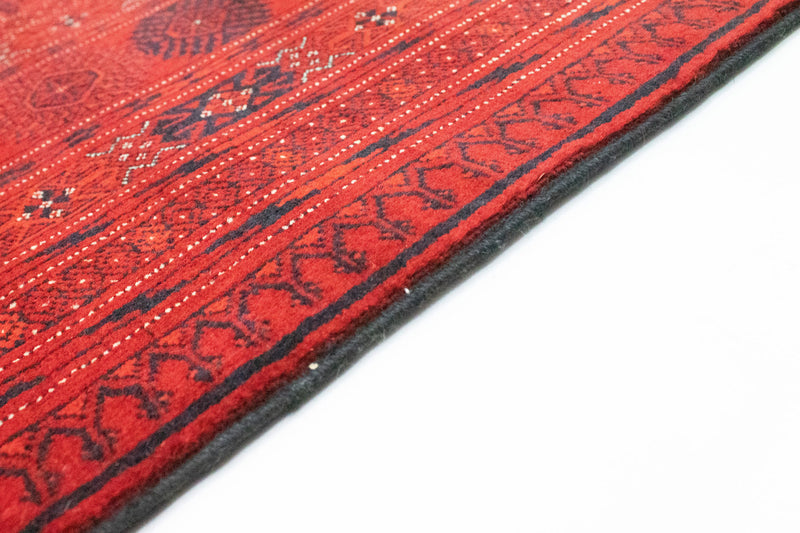 Afghan Teppich - Buchara 203 x 294 cm - dunkelrot