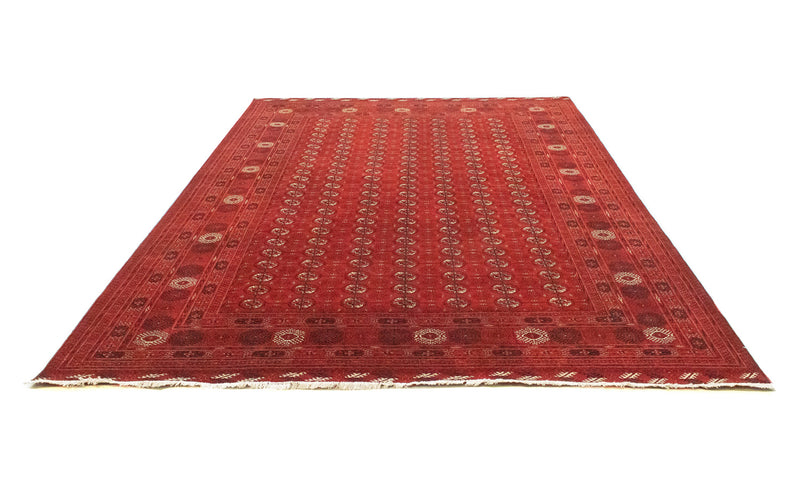 Afghan Teppich - Buchara 203 x 294 cm - dunkelrot