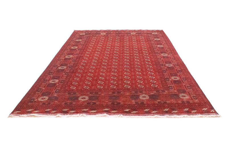 Afghan Teppich - Buchara 198 x 297 cm - dunkelrot