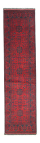 Afghan Teppich - Kunduz 77 x 296 cm - rot