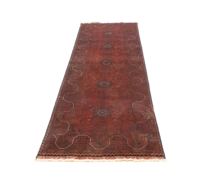 Khal Mohammadi Teppich 79x290cm - Orientteppich - dunkelrot