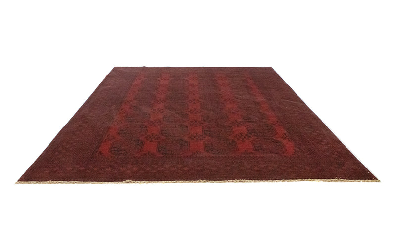 Afghan Teppich - Filpa 256 x 345 cm - dunkelrot