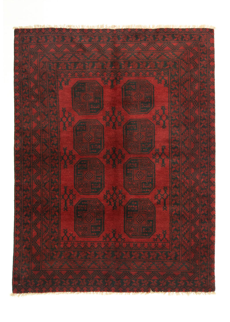 Afghan Teppich - Filpa 147 x 193 cm - rot